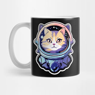 Cat Astronaut Illustration Mug